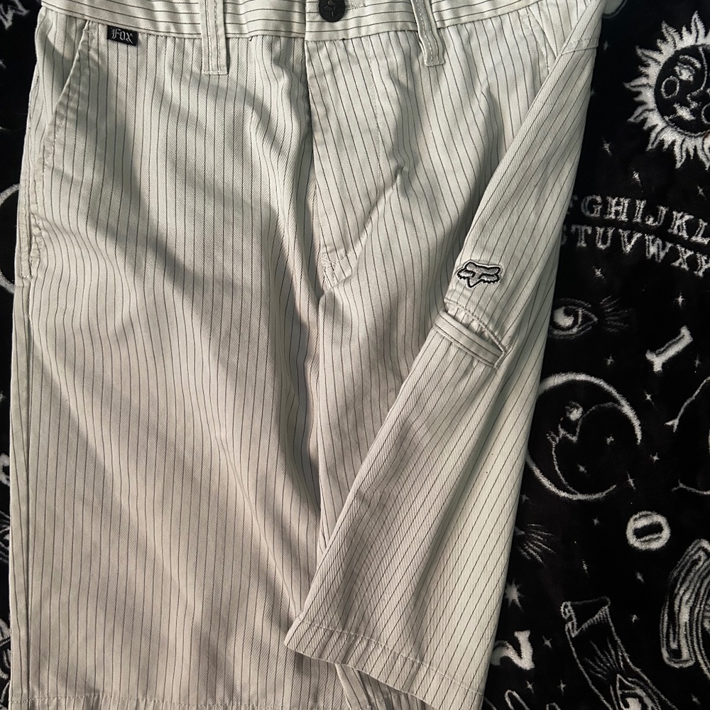 Embroidery Fox plaid shorts size 31